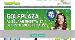 Desktop Screenshot of golfplaza.nl