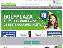 Tablet Screenshot of golfplaza.nl